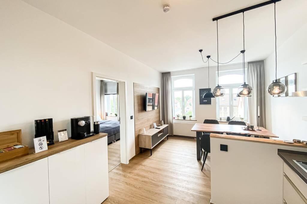 Luxus-Apartment In Leipzig Mit Privat-Parkplatz Exterior photo